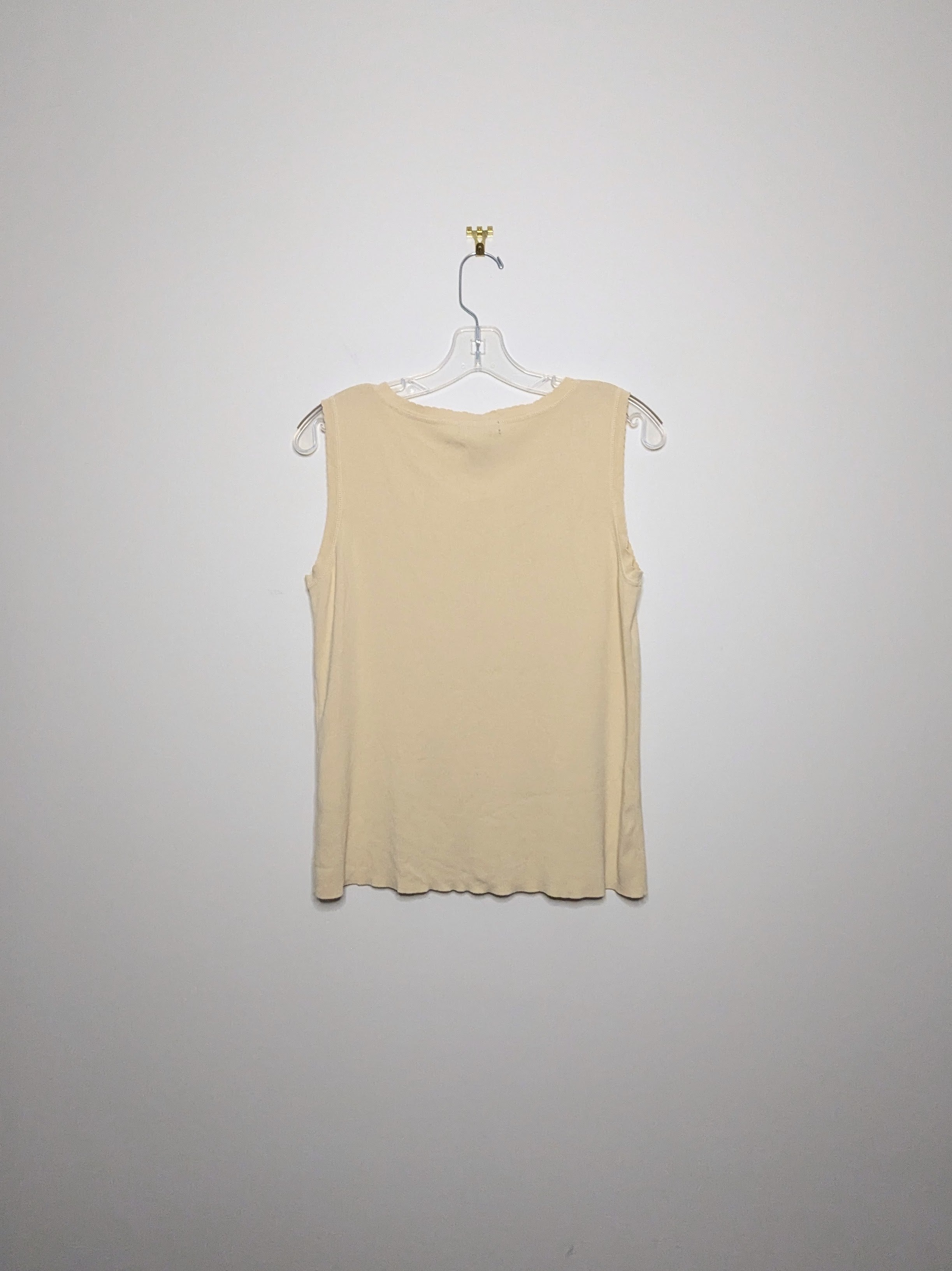 Scallop Edge Sleeveless Top - Large