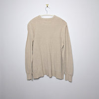 Waffle Knit Crew Kneck - Men's Large