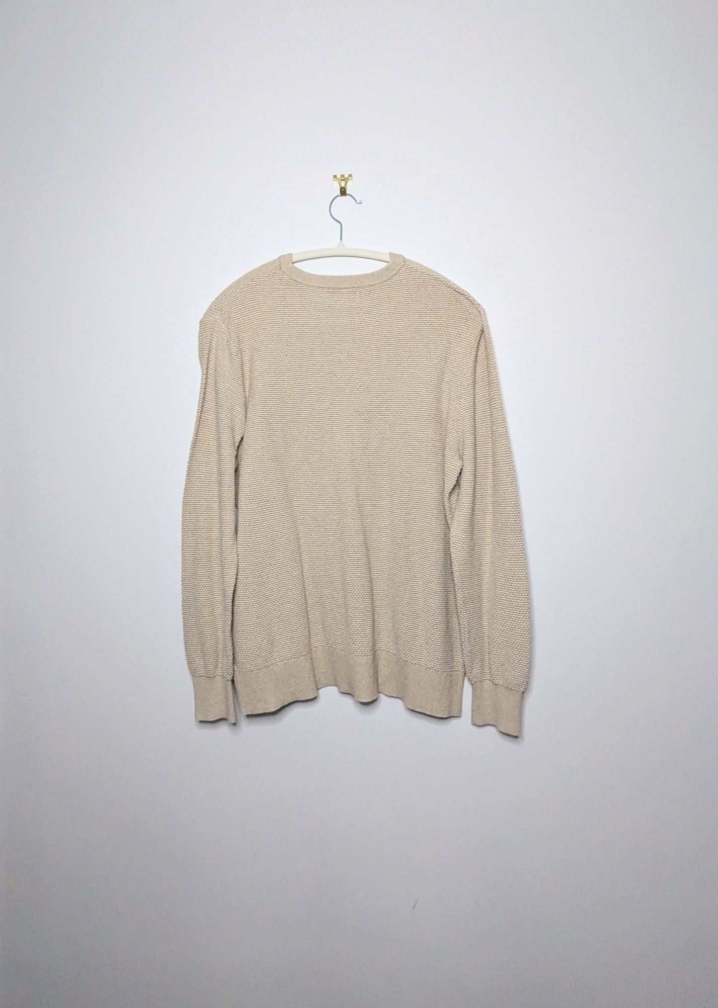 Waffle Knit Crew Kneck - Men's Large