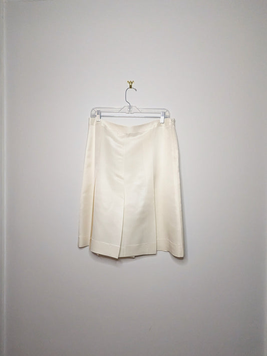 Silk Pleat Skirt - Size 8