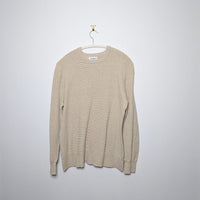 Waffle Knit Crew Kneck - Men's Large