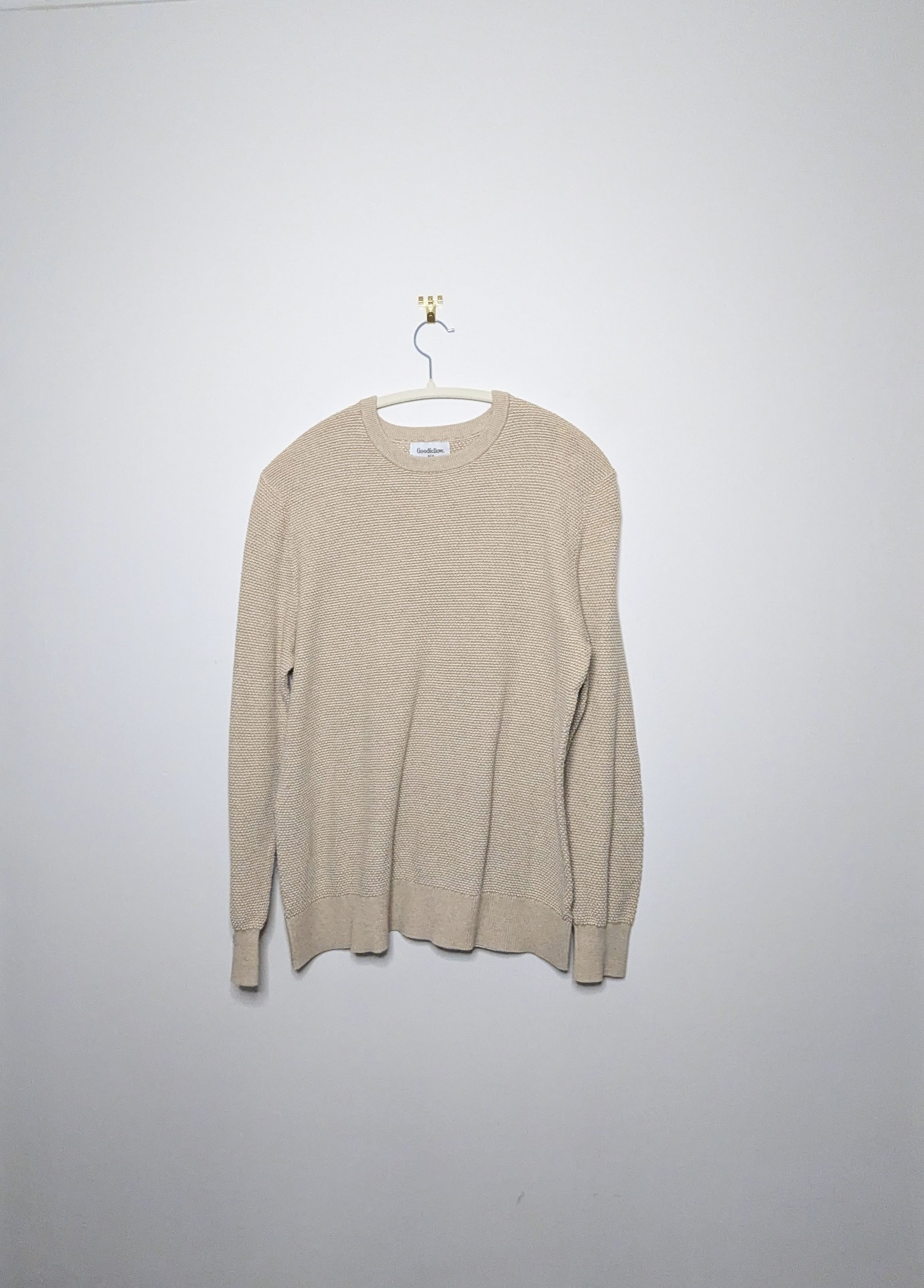 Waffle Knit Crew Kneck - Men's Large