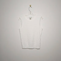 Cable Pattern Sweater Vest - L/XL