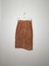 Caramel Suede Skirt - Size 6