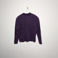 Cropped Mock Neck Sweater - Small Petite