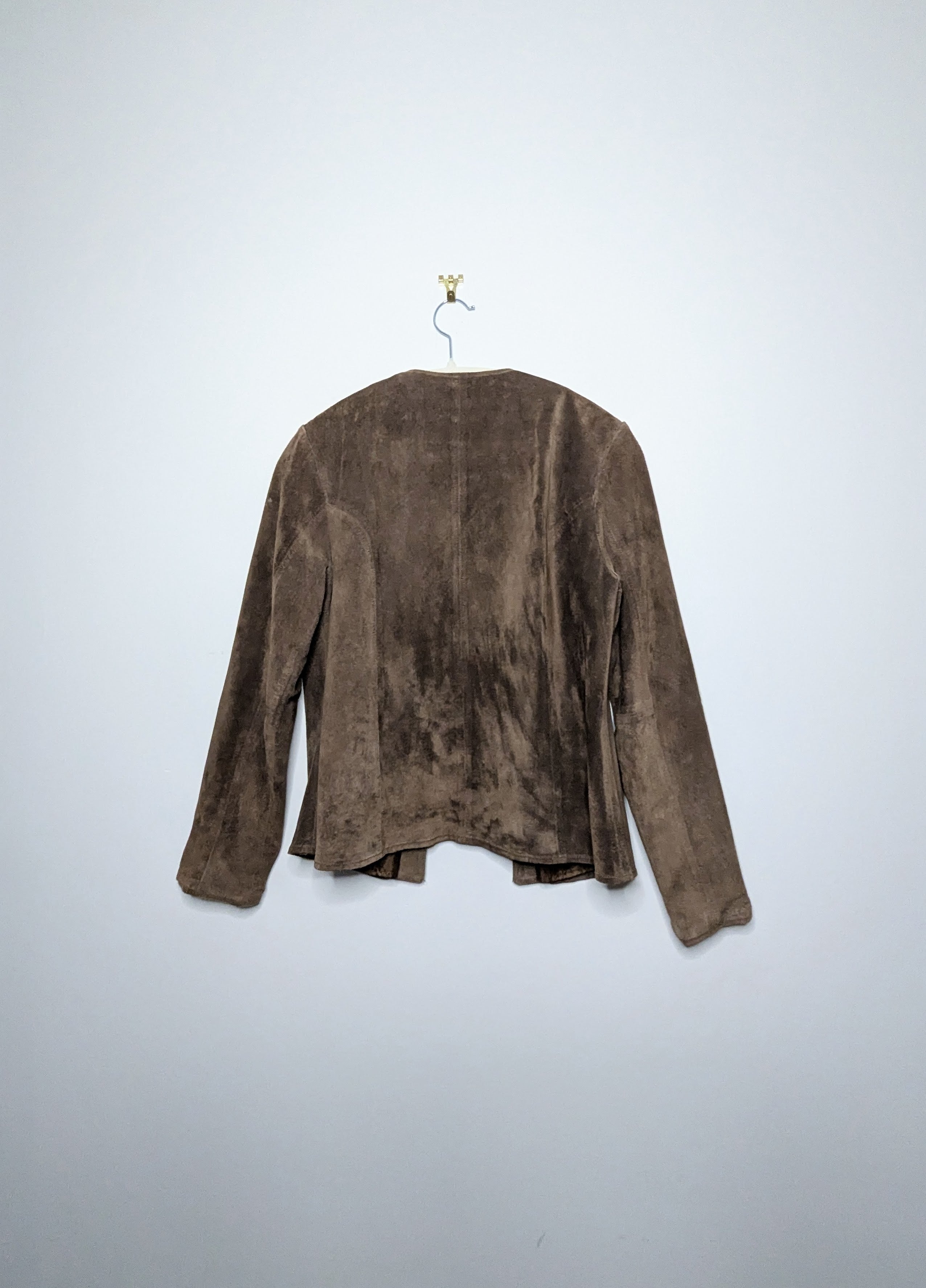 Leather Negative Space Jacket - Size 8