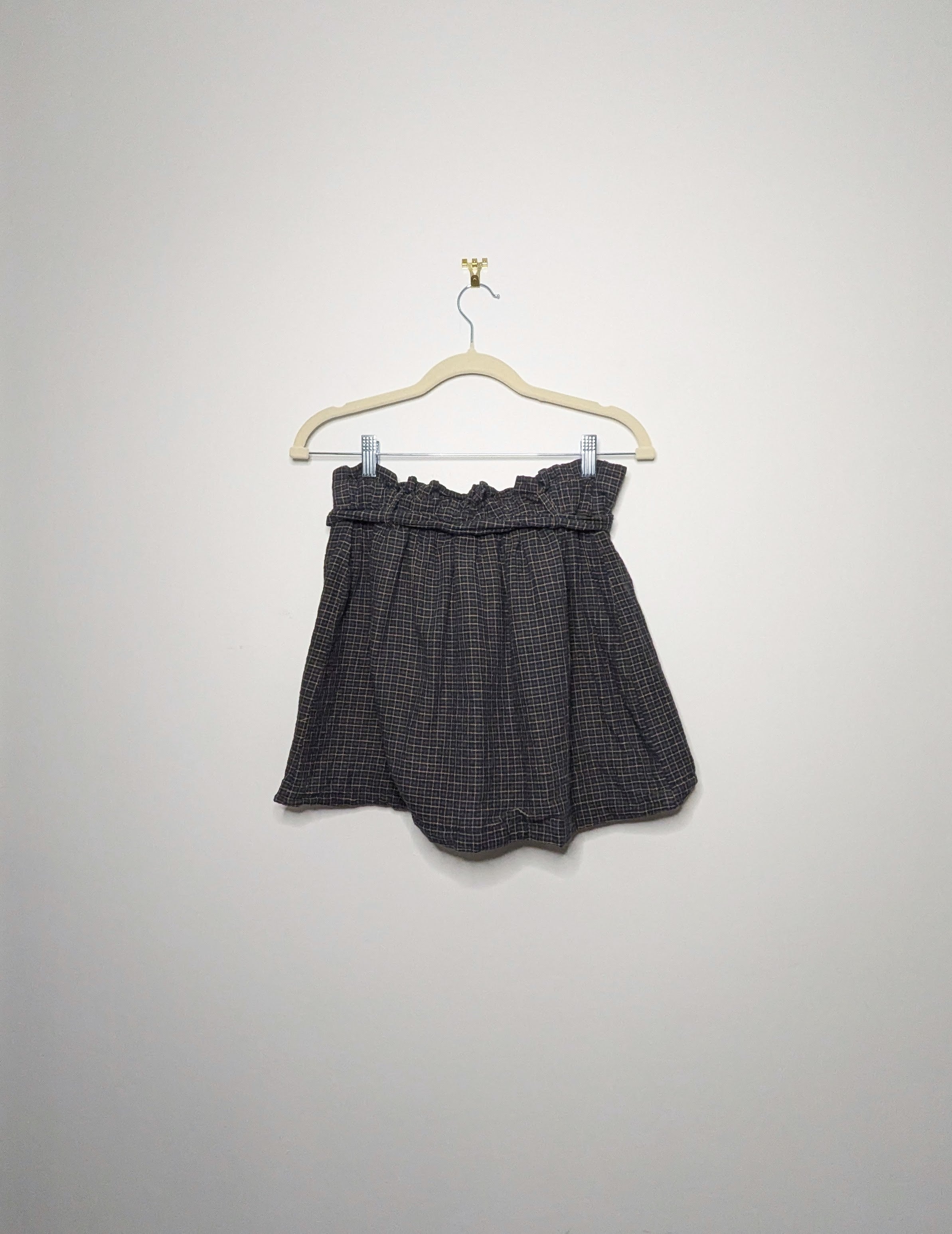 Plaid Mini Skirt - Medium