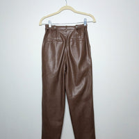 Faux Leather Pants - Extra Small