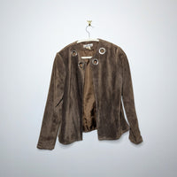 Leather Negative Space Jacket - Size 8