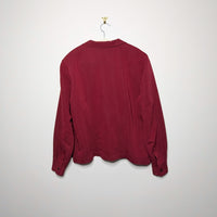 Red Cropped Overshirt - Large