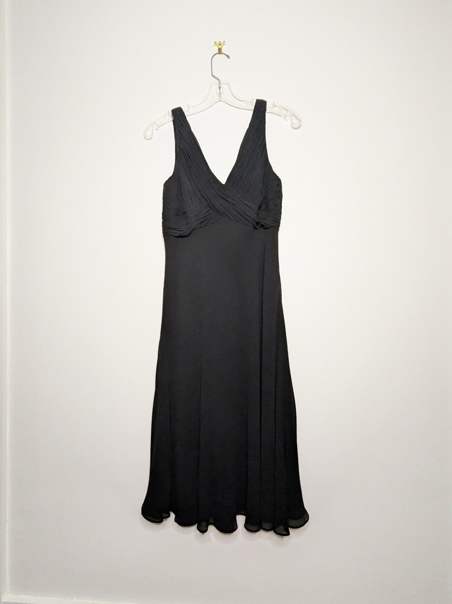 Silk 90s Dress - Vintage Size 12 (Size 8 Modern)